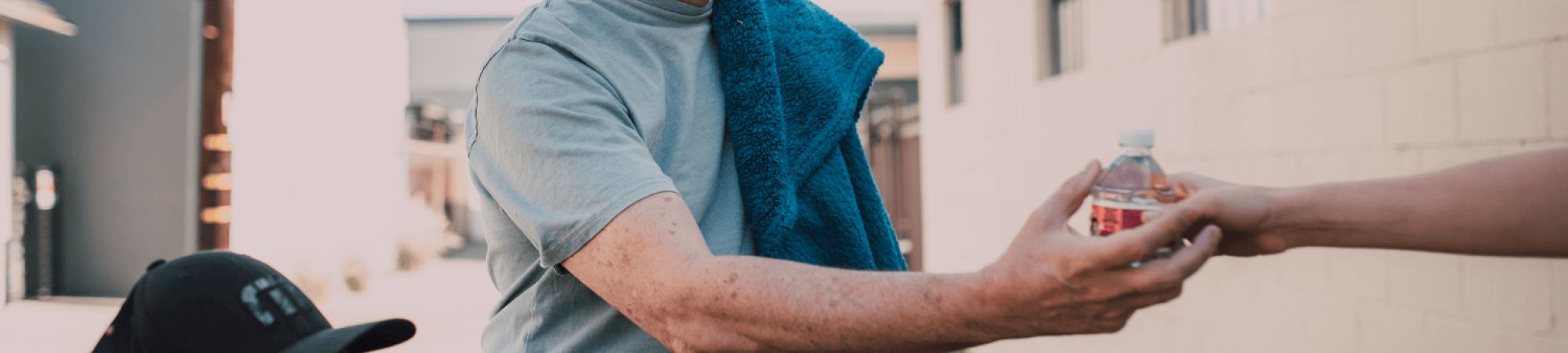 Neighbor helping neighbor